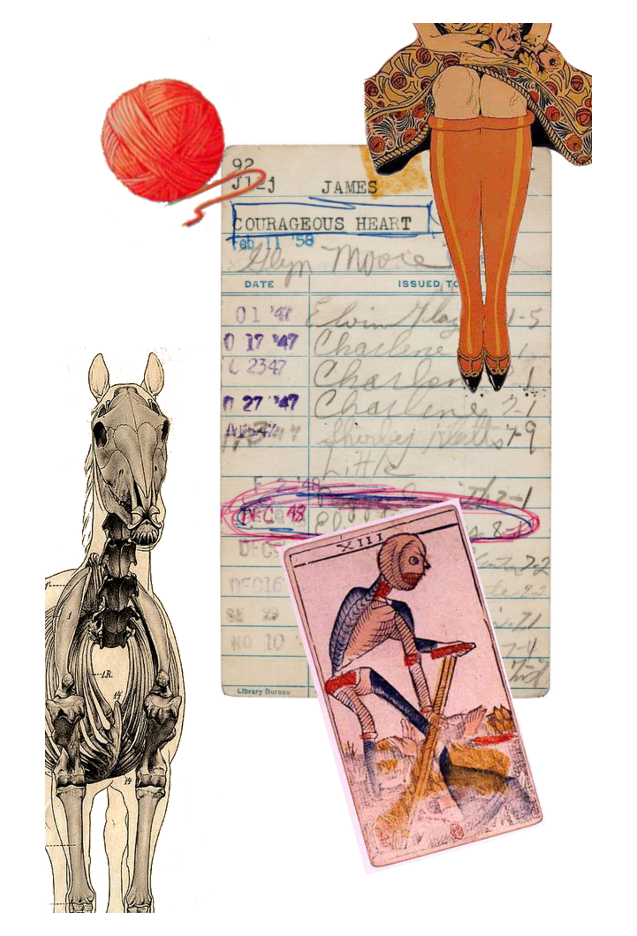 horse postcard